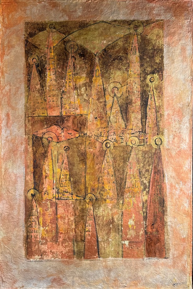 Abstracción I Virgen de Monserrat por Ivonne Kennedy