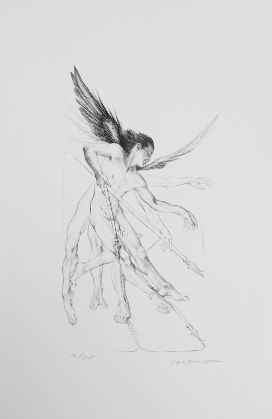 Ángel justiciero por Rafael Cauduro