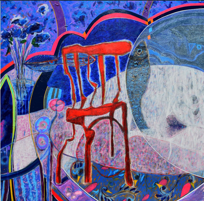 Autorretrato con labionchello por Luis Sn Carlos