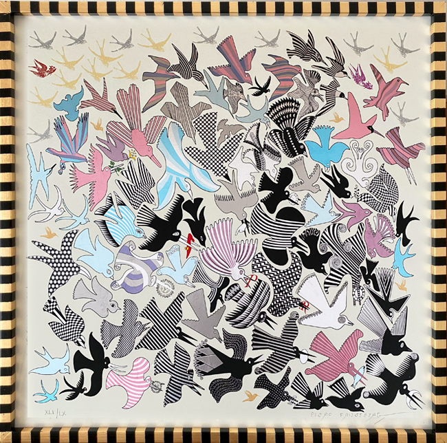 Aves IV XLI/LX por Pedro Friedeberg