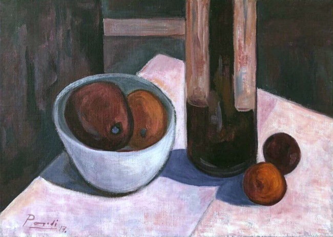 Bodegón color vino por Roberto Parodi