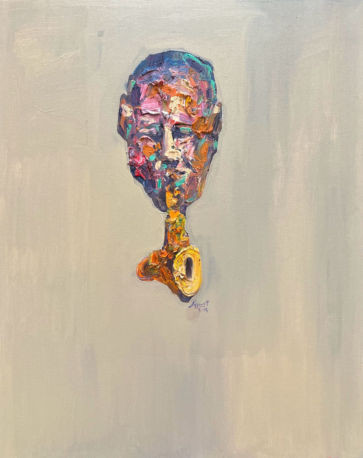 Cabeza de sax por Jazzamoart