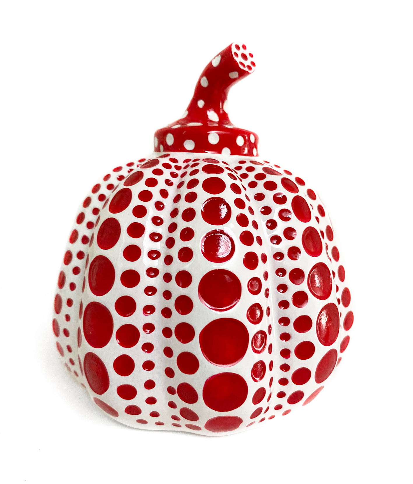 Calabaza roja por Yayoi Kusama