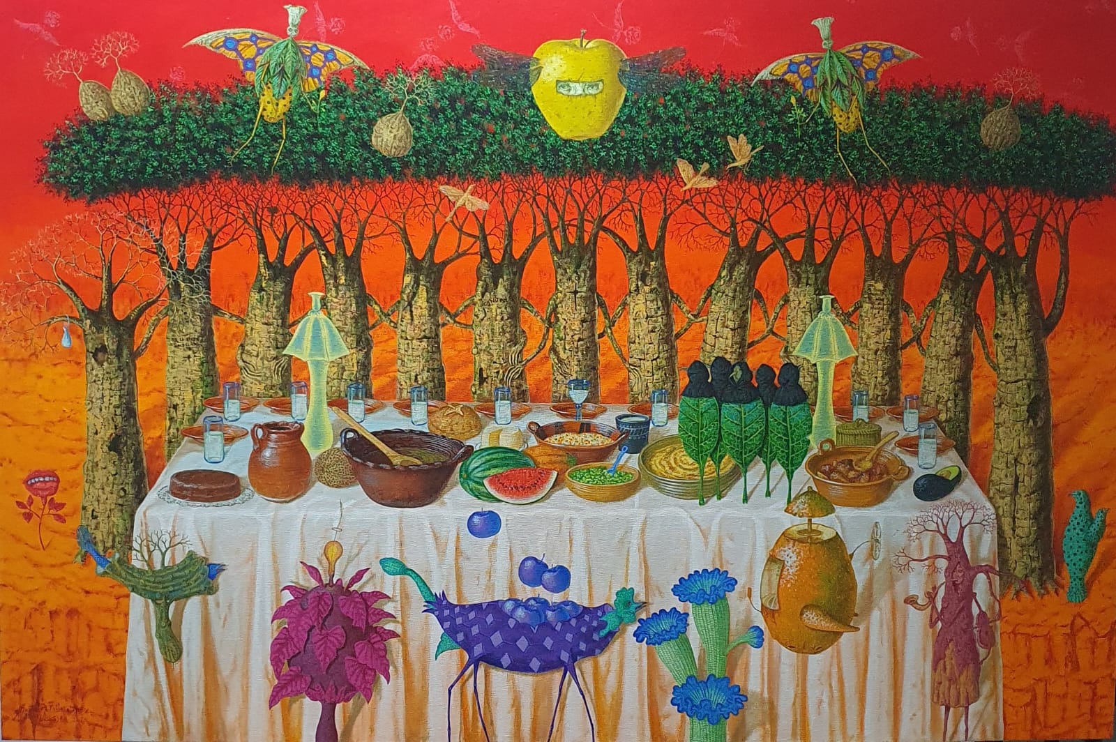 Cantos en la cena por Rafael Vallejo