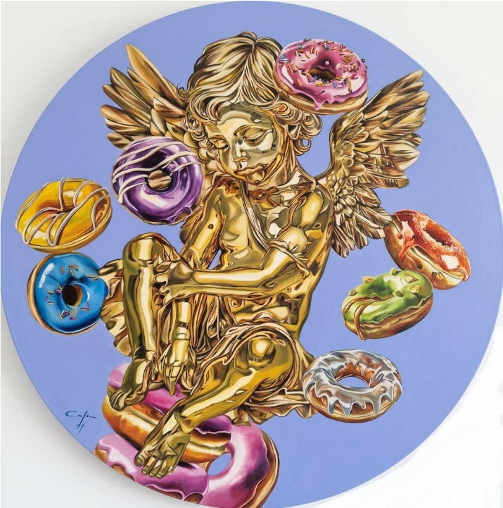 Carlina Cisneros - Sweet angel por Pinturas De Varios Artistas