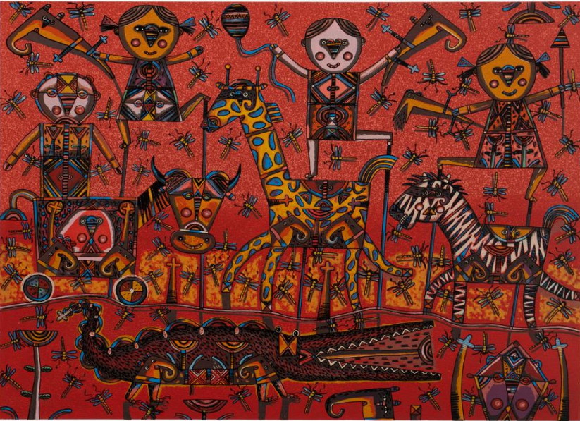 Carrusel rojo por Fernando Andriacci