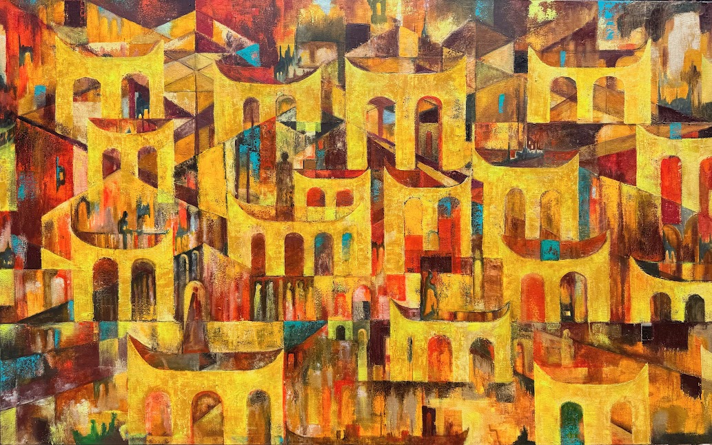 Ciudad de las barcazas por Ivonne Kennedy