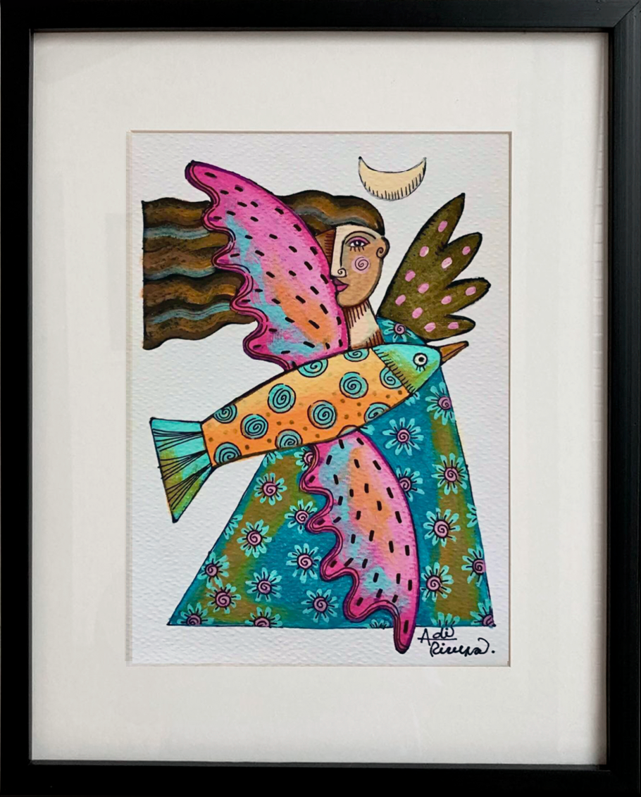 El ángel de la libertad por Adi Rivera