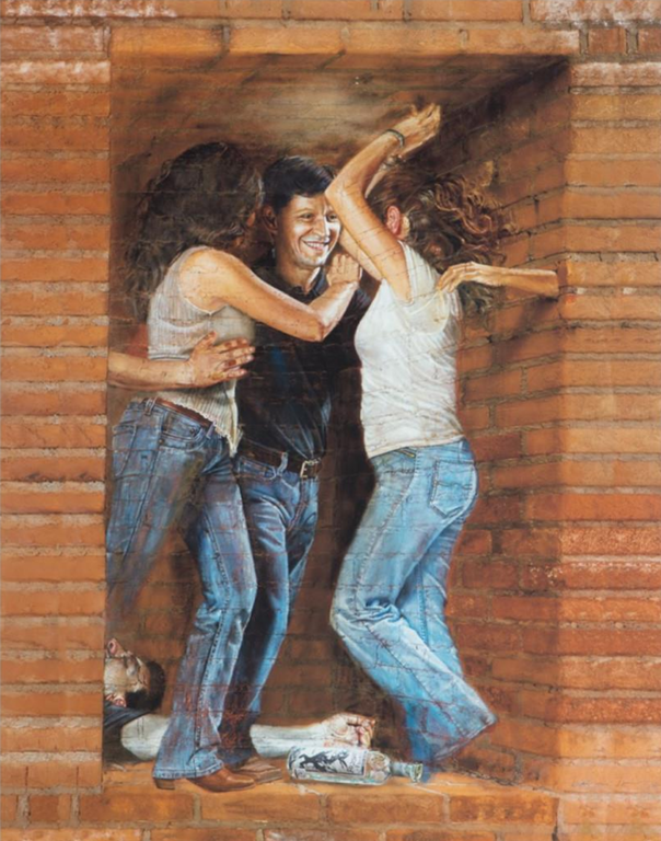 El baile por Rafael Cauduro