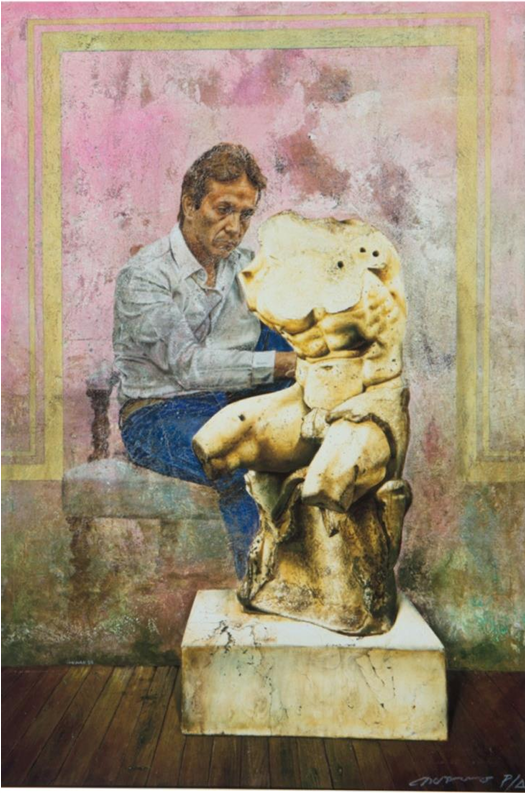 El torso de Belvedere por Rafael Cauduro