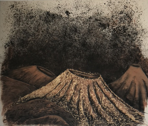 Entre volcanes  por Salvador Luna