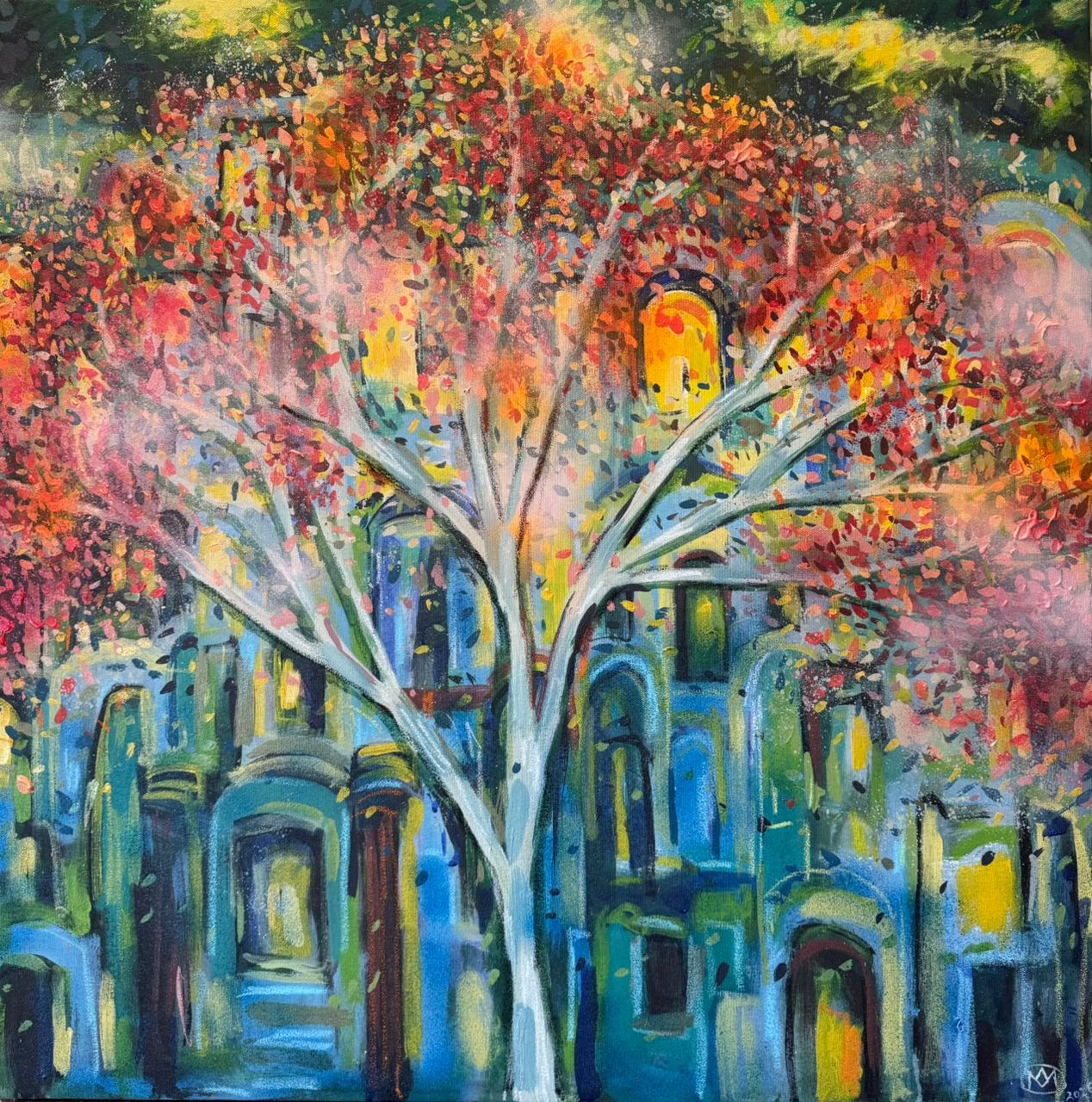 Escena nocturna por Alejandra Villegas