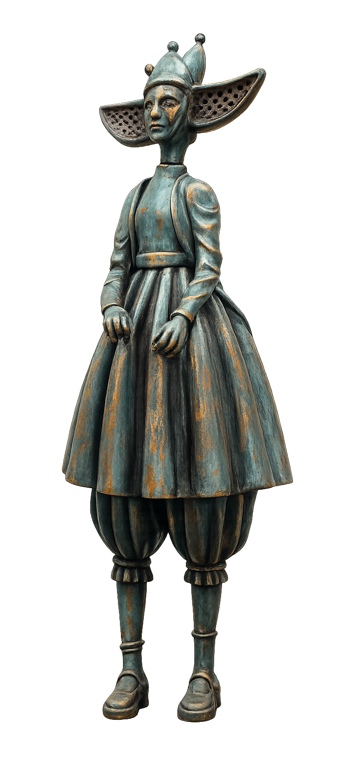 Everest Isaac Reina de trebol por Varios Artistas En La Escultura