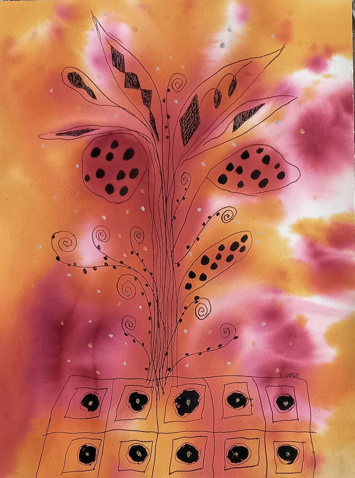Flores de luz por Leticia Carski