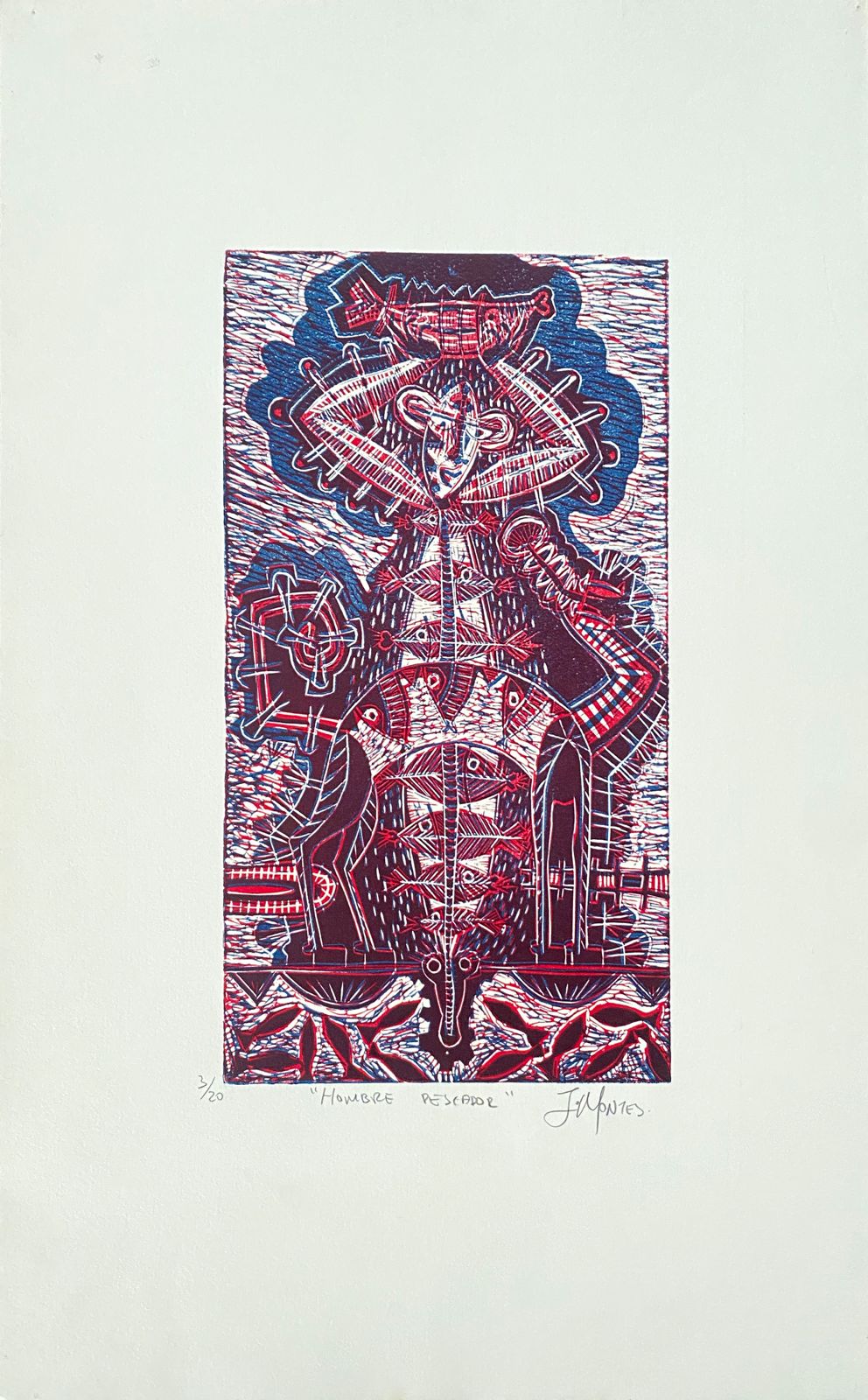 Hombre pescador 3/20 por Ixrael Montes