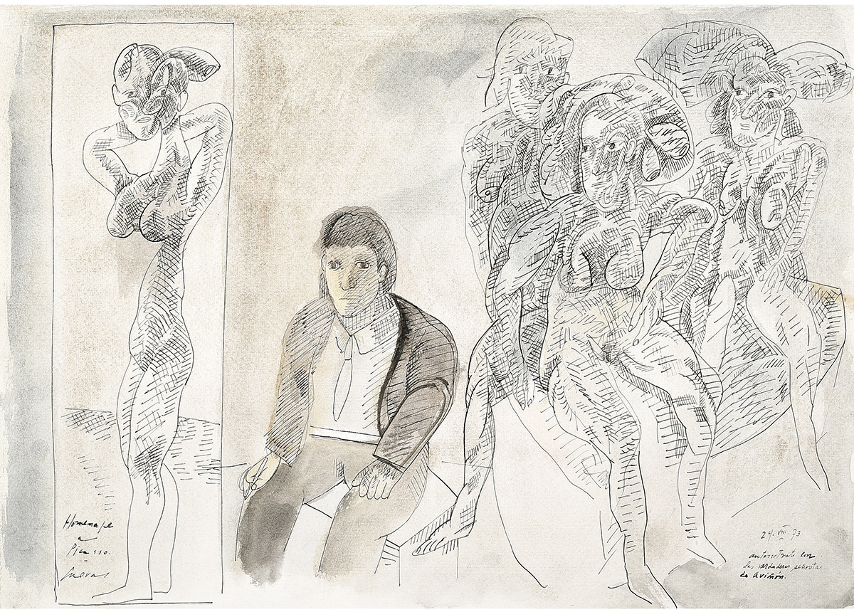 Homenaje a Picasso por José Luis Cuevas