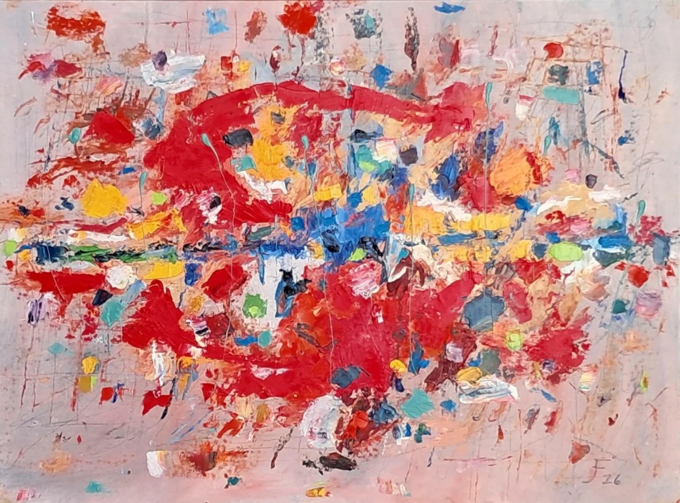 Horizonte en rojo por Javier Fernández