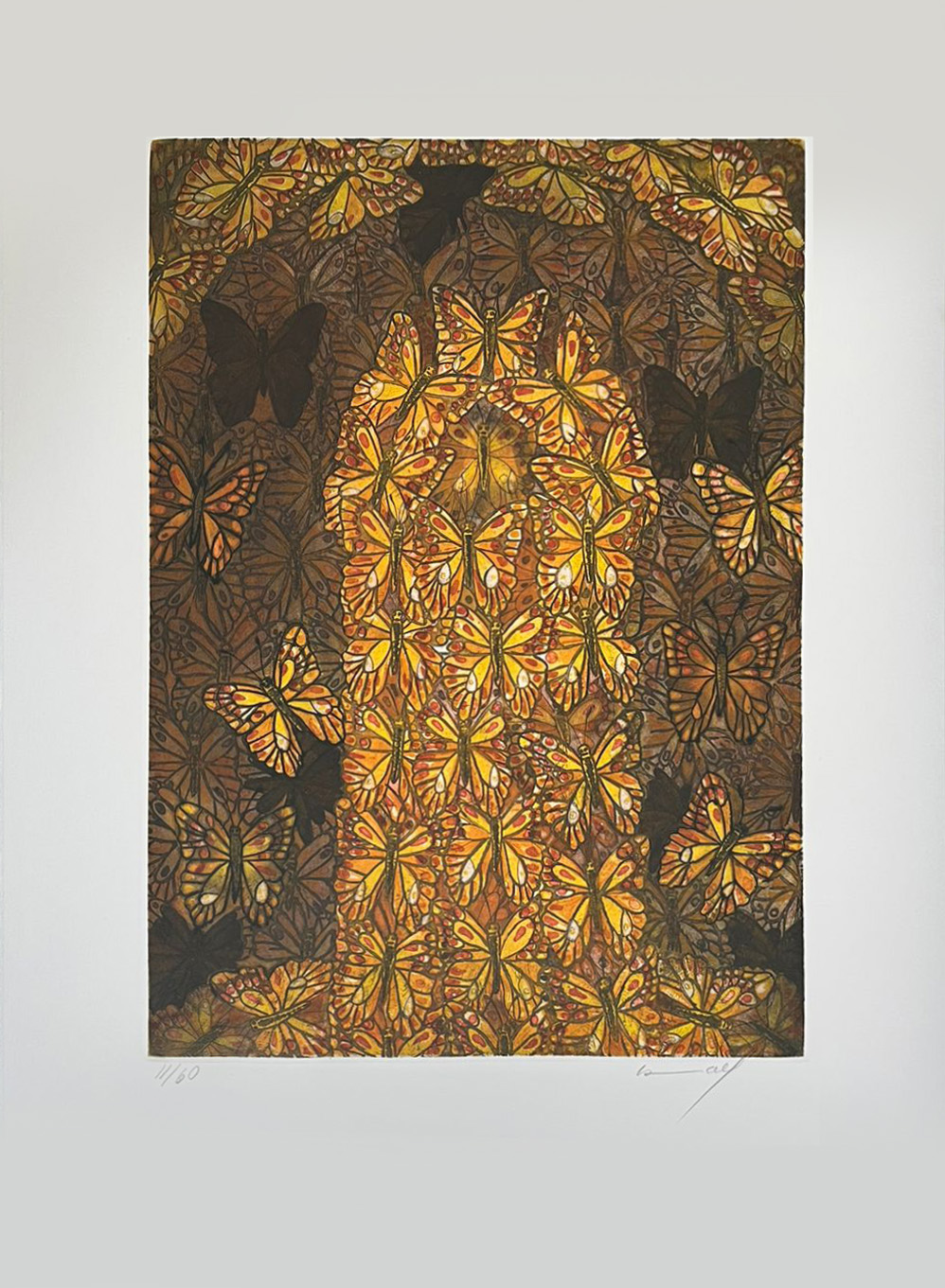 ISMAEL VARGAS. Mariposas 11/60 por Varios Artistas En La Gráfica