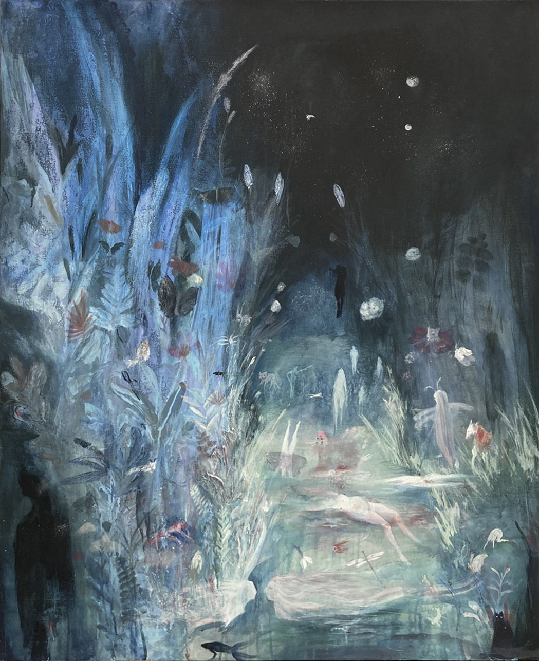 Jardín nocturno por Patrizia Montiel