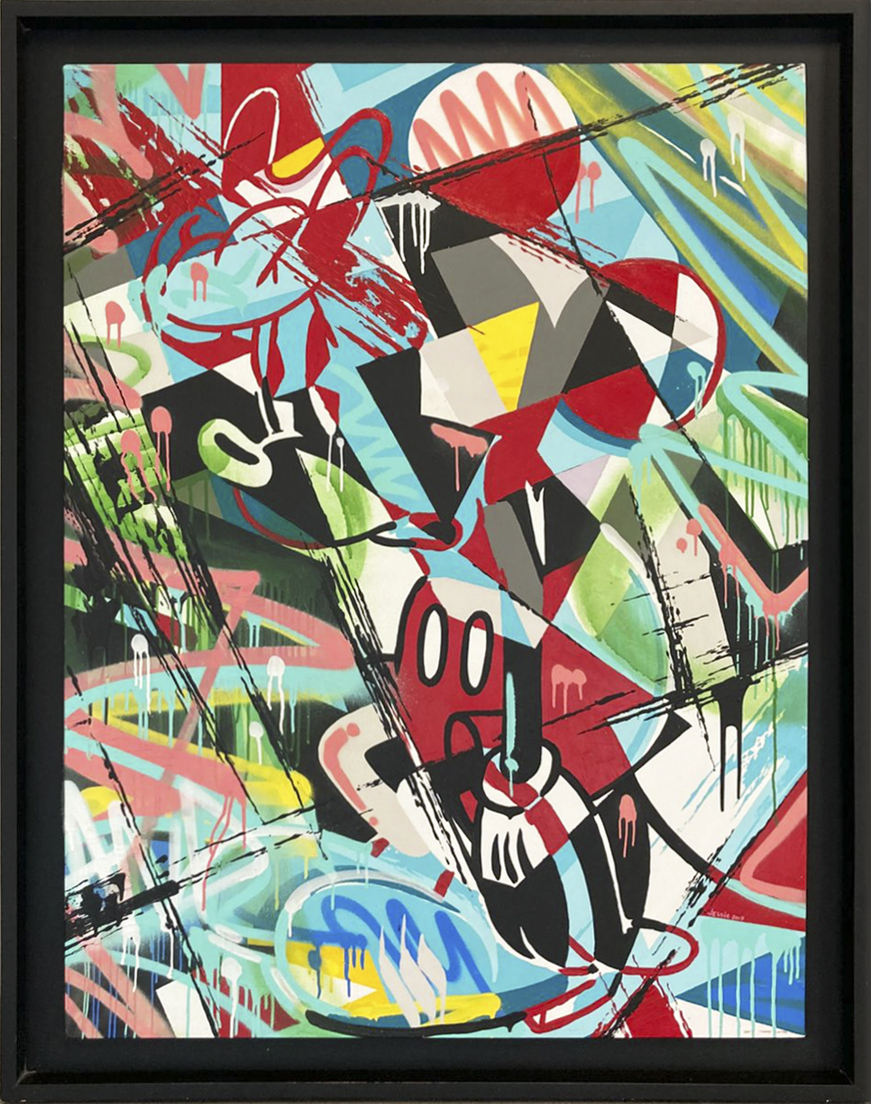 Jessie Armand Exhausted Mickey mouse por Pinturas De Varios Artistas