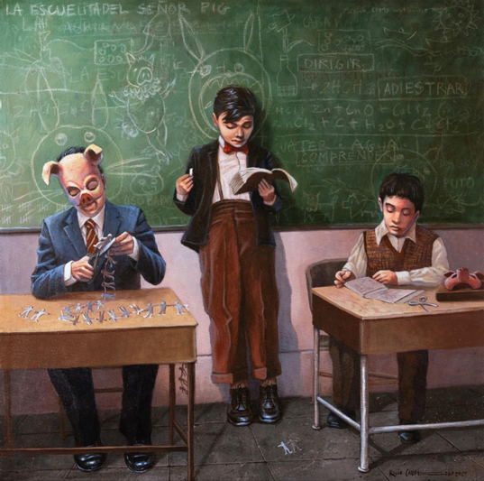 La escuelita del señor pig por Rocío Caballero