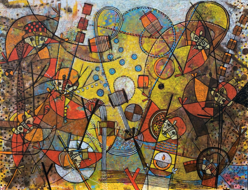 La llegada de la danza por Fulgencio Lazo