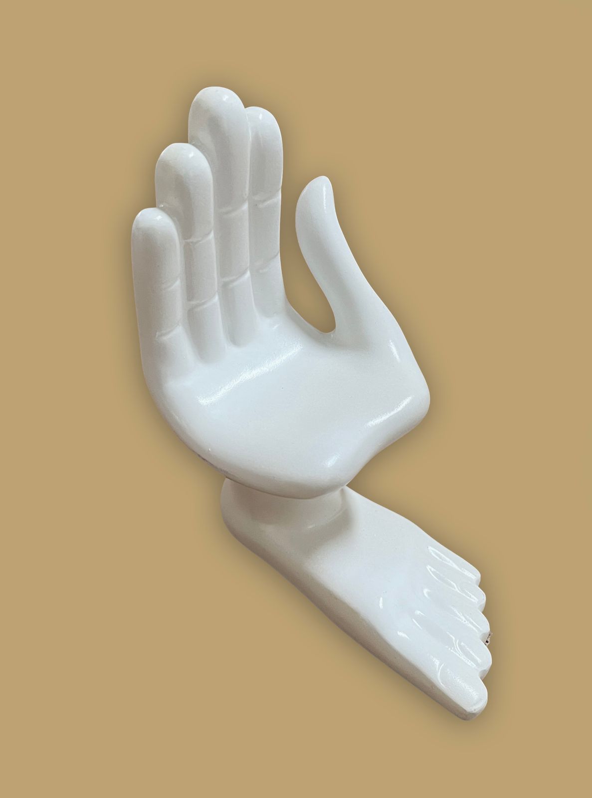 Mano-pie blanca por Pedro Friedeberg