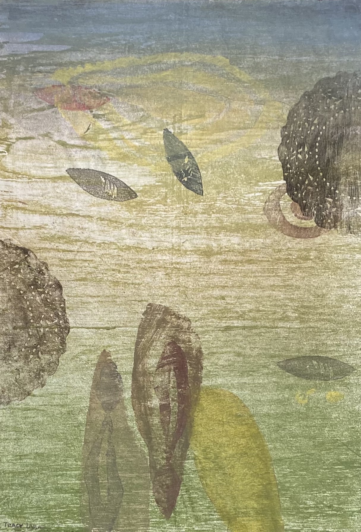 Moku Hanga 6 por Tracy Lara