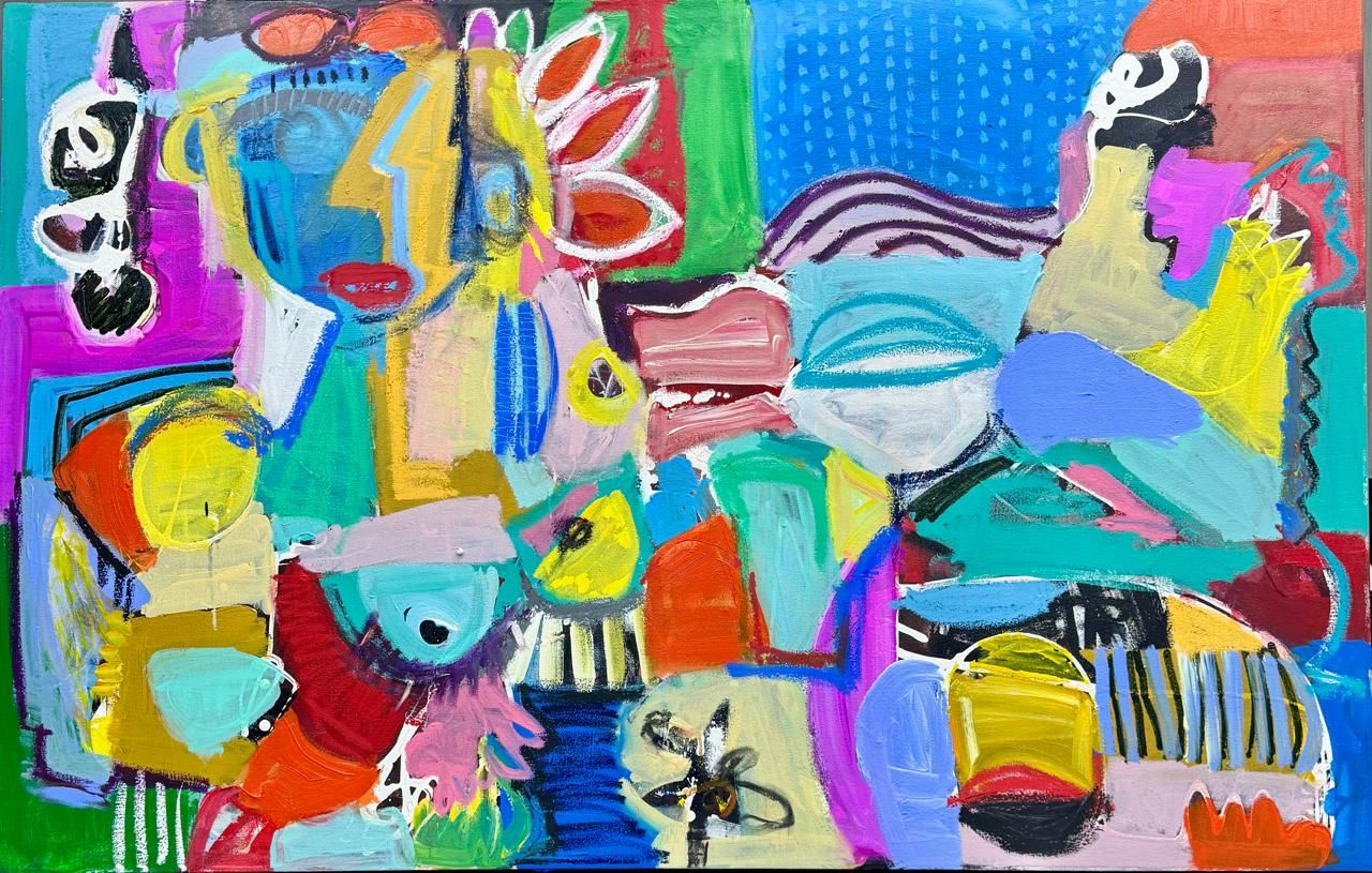 MUJER POSANDO por Giselle Fenig