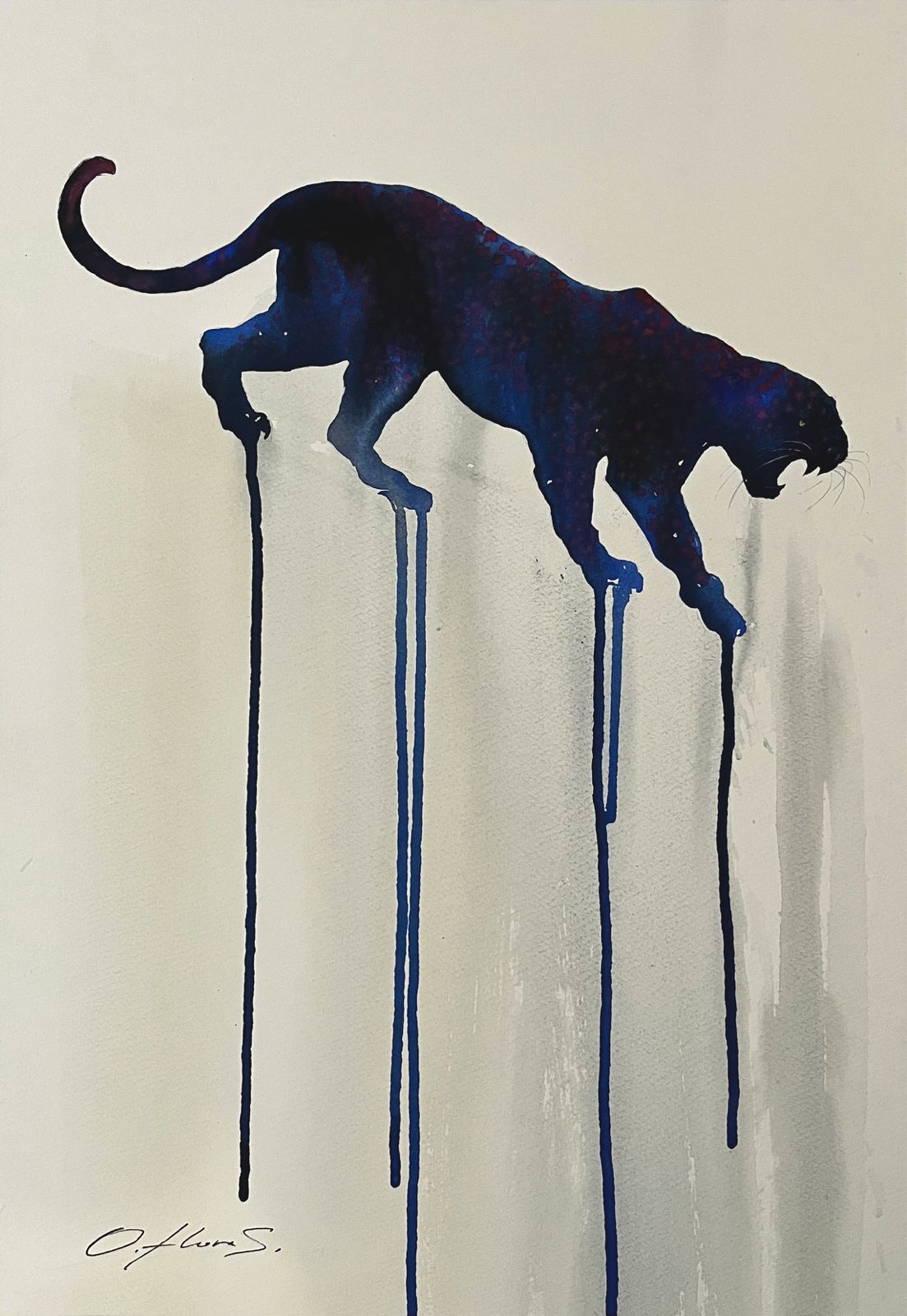 El sueño de la pantera por Oliver Flores