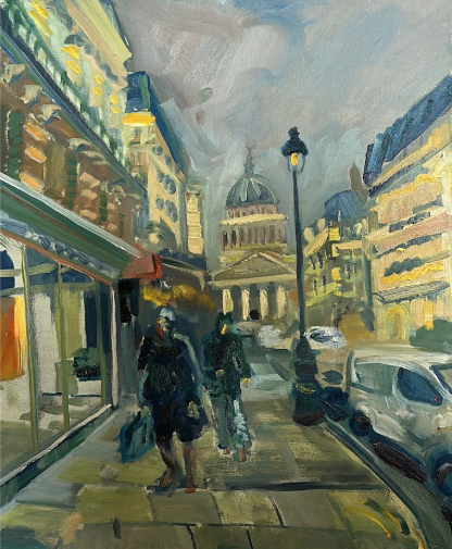 Panthéon, Paris por M. J. Kelly