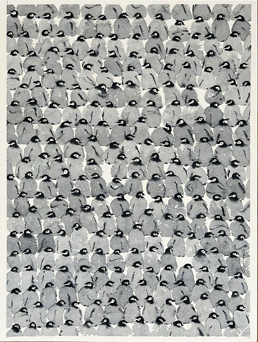 Pingüis por Oliver Flores