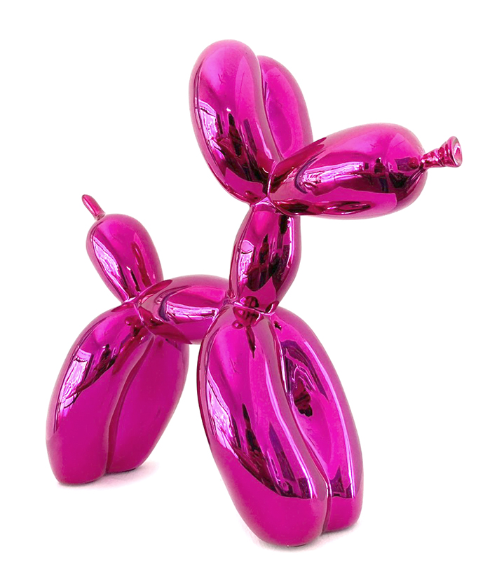 Pink balloon dog 284/500 por Jeff Koons
