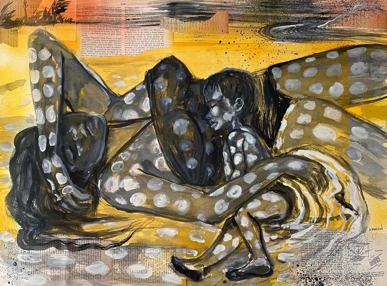 Playa radiactiva II por Samia Farah