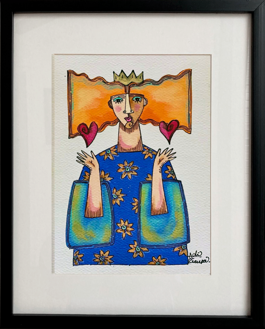 Reina de corazones por Adi Rivera