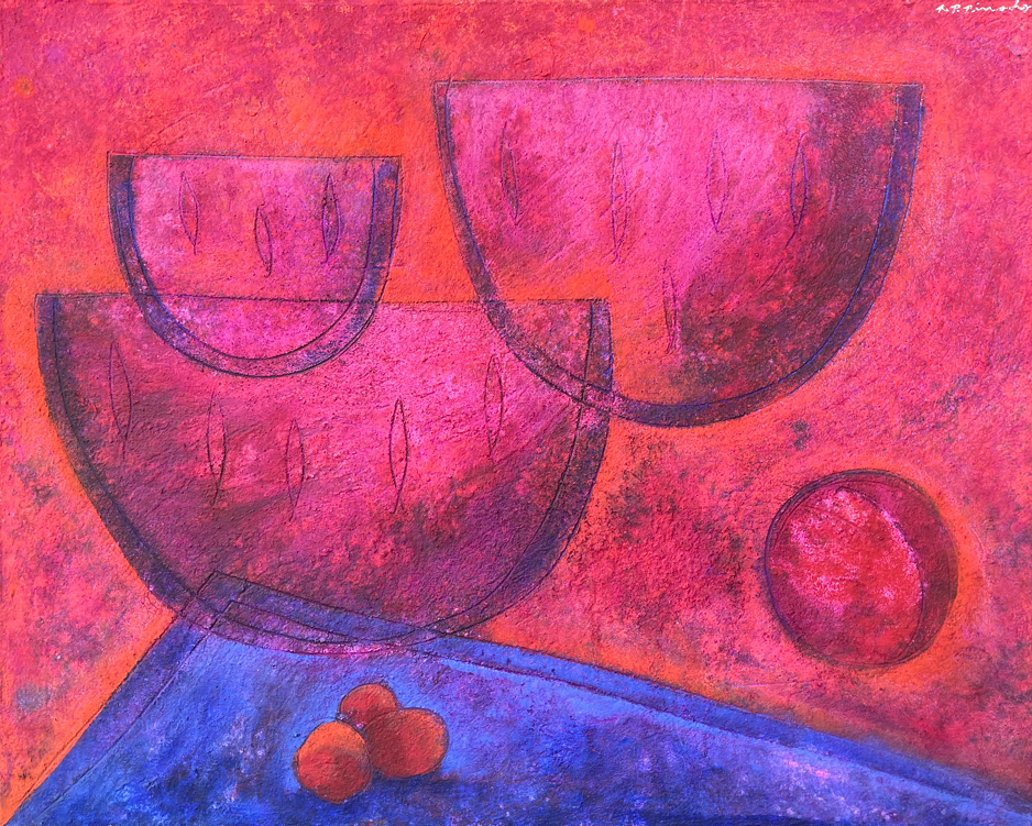 Sandías con naranjas por Rosendo Pérez Pinacho