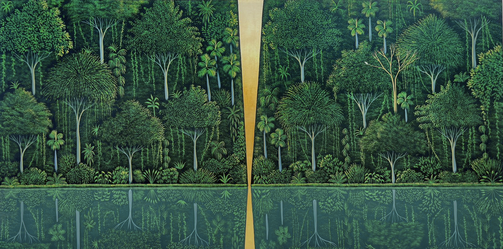 Selva que recibe luz por César Mendoza