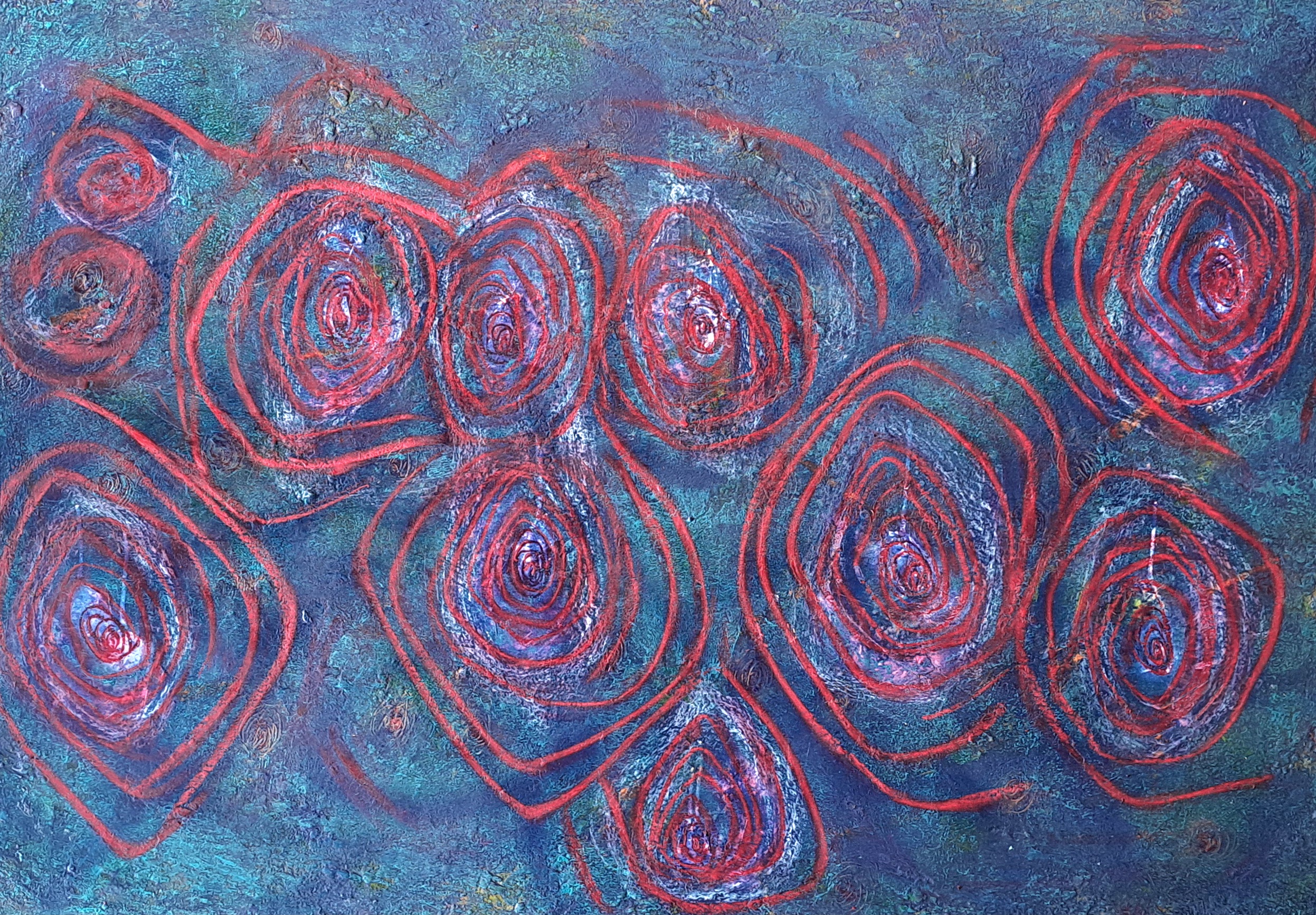 Sentir el hilo rojo de la concepción  por Claudia Perenzalez