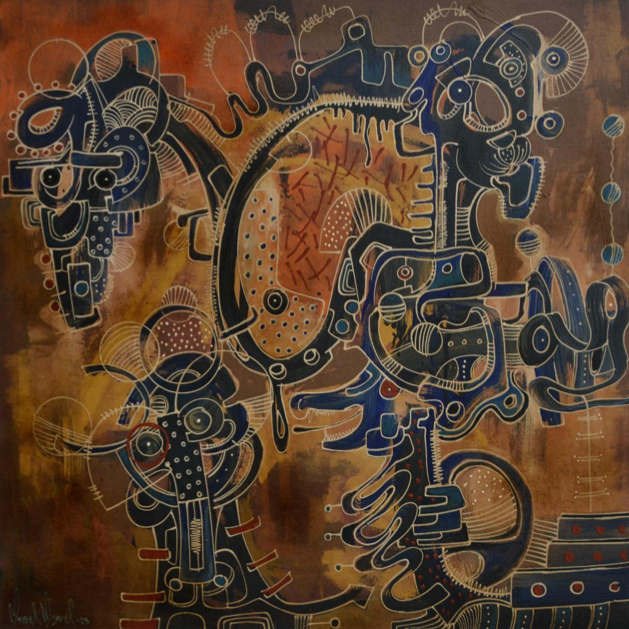 Seres diminutos IX por Manuel Miguel