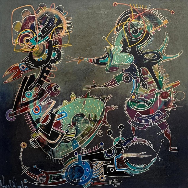 Seres diminutos III por Manuel Miguel