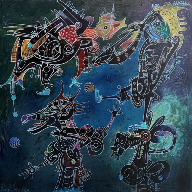 Seres diminutos VI por Manuel Miguel