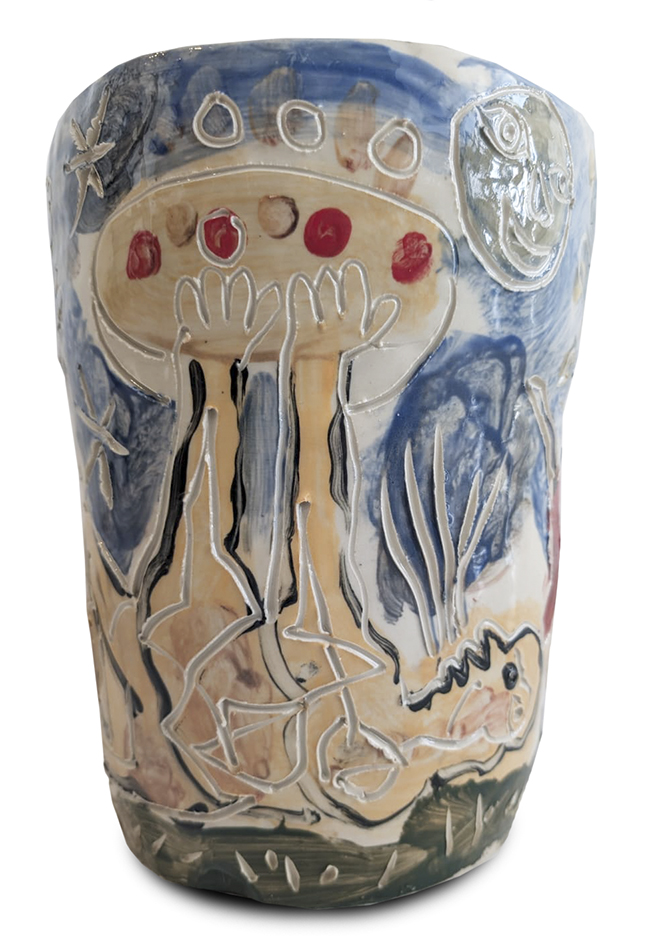 Soñador con manzanas por Alex Lazard