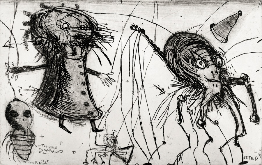 Títere cucaracho  por Alejandro Colunga