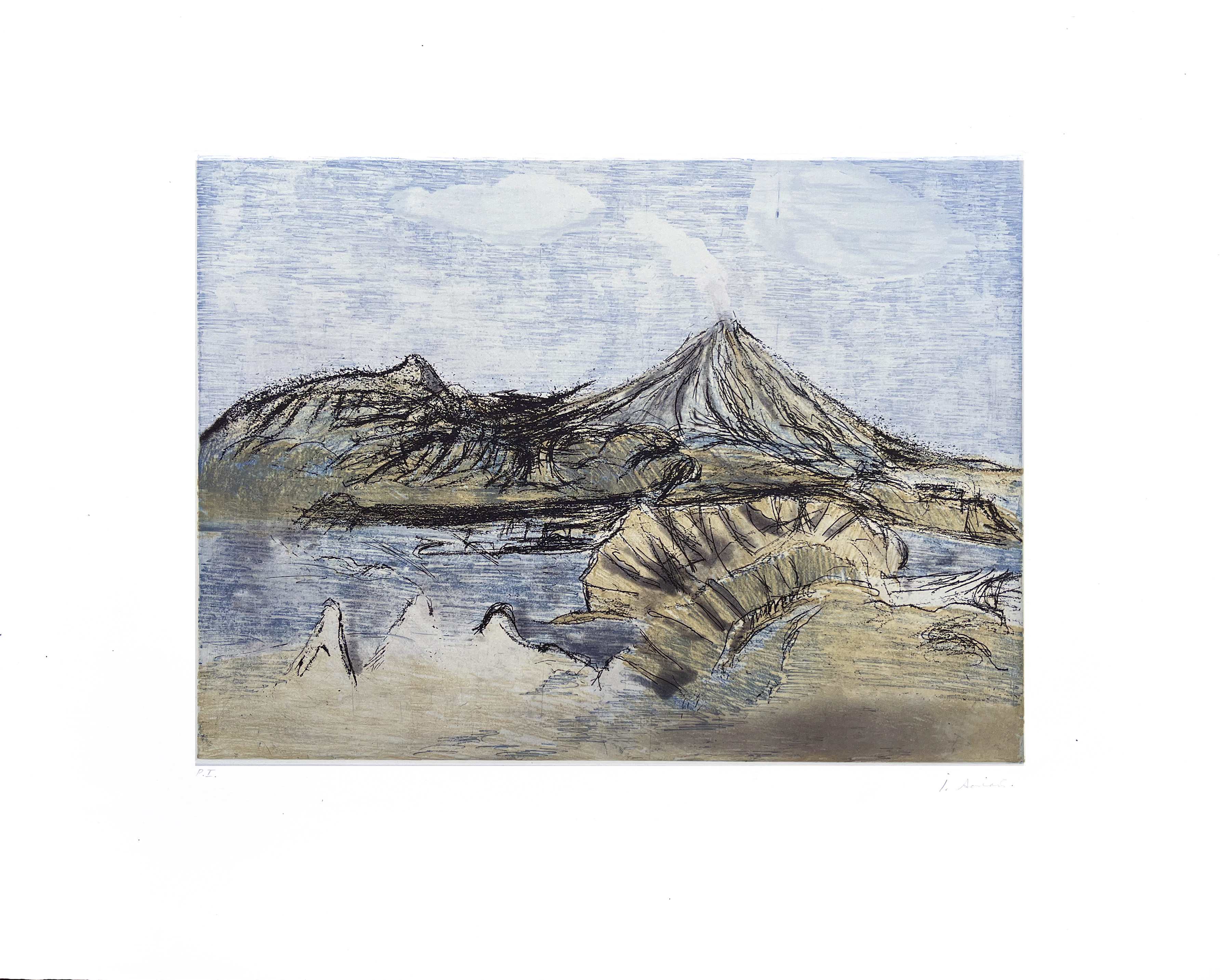 Volcán de Colima 32/100 por Juan Soriano