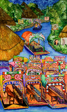 Xochimilco por Karla de Lara